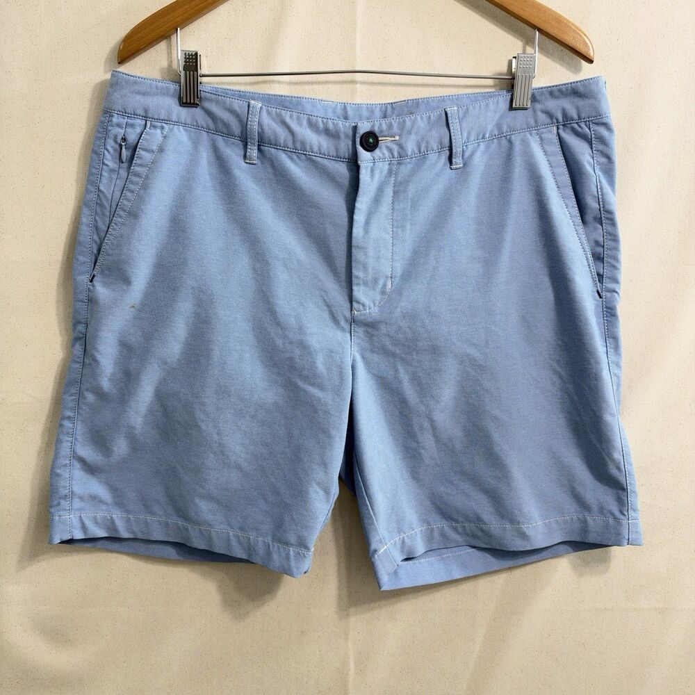 Tommy Bahama Men’s 36 Blue Performance Shorts Stretch Golf Casual Chino 7”